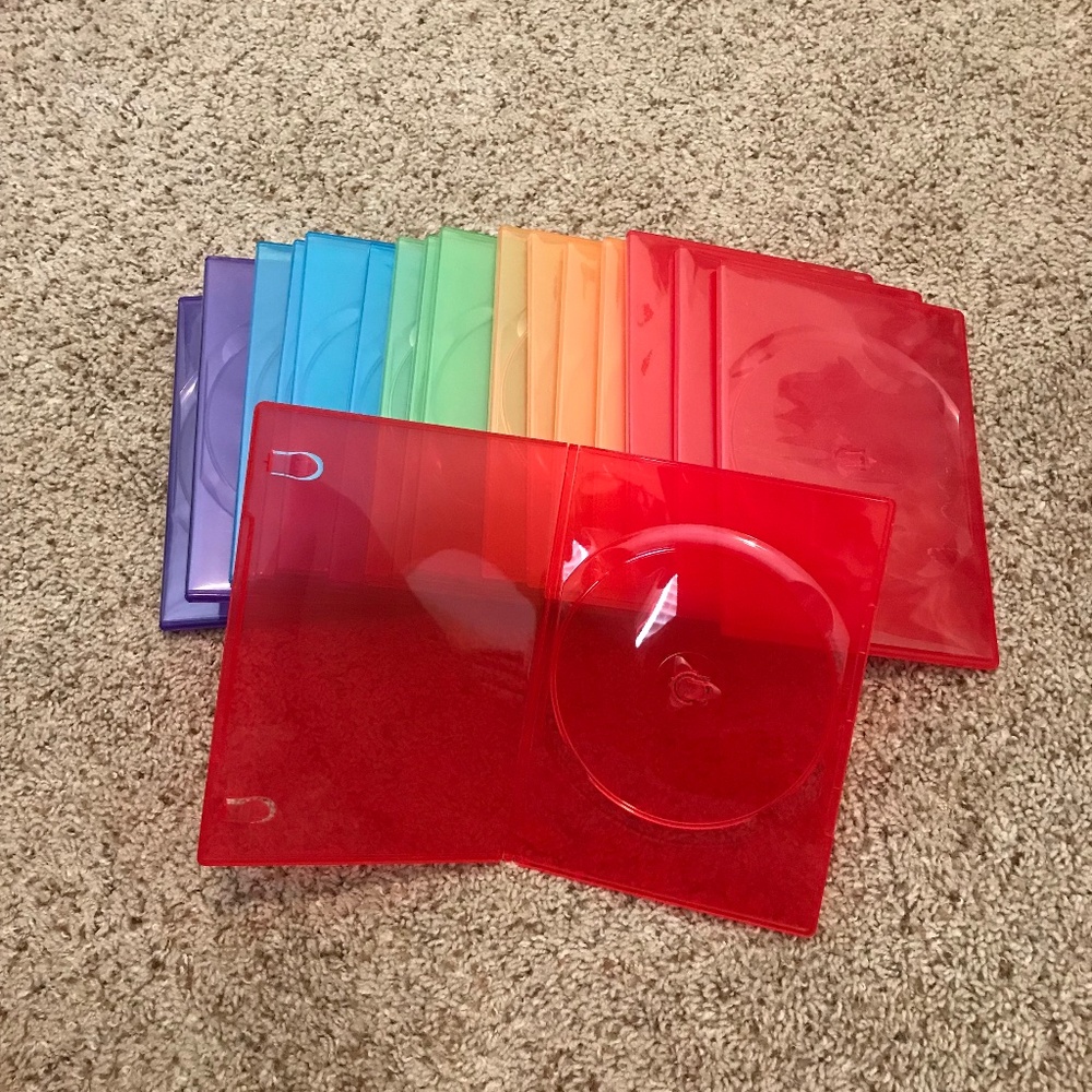 17 DVD cases